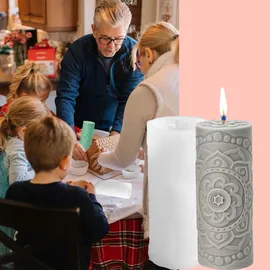 luxuskollektion Zylinderform Silikonform Kerzen gießen