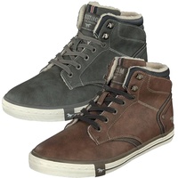 Mustang Herren High Top Sneaker Braun EU