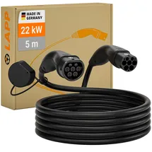 Lapp Mobility Ladekabel Typ 2, 22 kW, 32 A, 5 m,