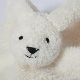 nordic coast company Schnuffeltuch, Natur, Textil, 30x1x30 cm, Spielzeug, Babyspielzeug, Schmusetücher