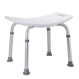 Brillantbad BELP Duschhocker Aluminium matt Kunststoff Weiß