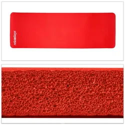 relaxdays Yogamatte rot 60,0 x 180,0 x 1,0