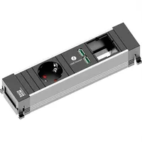 Bachmann POWER FRAME Small 1x Schutzkontakt 1x USB Charger