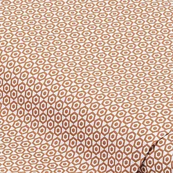 Baumwollstoff Grafik Sechseck "Lena", weiß-color