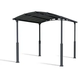 CANOPIA Carport Alpine 4,35 x 3,59 m grau inkl. Regenrinne