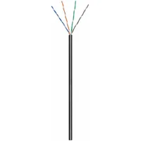 goobay 57198 CAT 5e Outdoor Netzwerkkabel, U/UTP, Schwarz