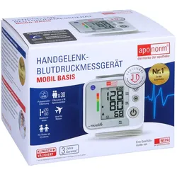 Aponorm Blutdruck Messgerät Mobil Basis Handgelenk