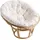 moebel-direkt-online Papasansessel Polyester 0 x 0 x 0 cm Beige mit Kissen