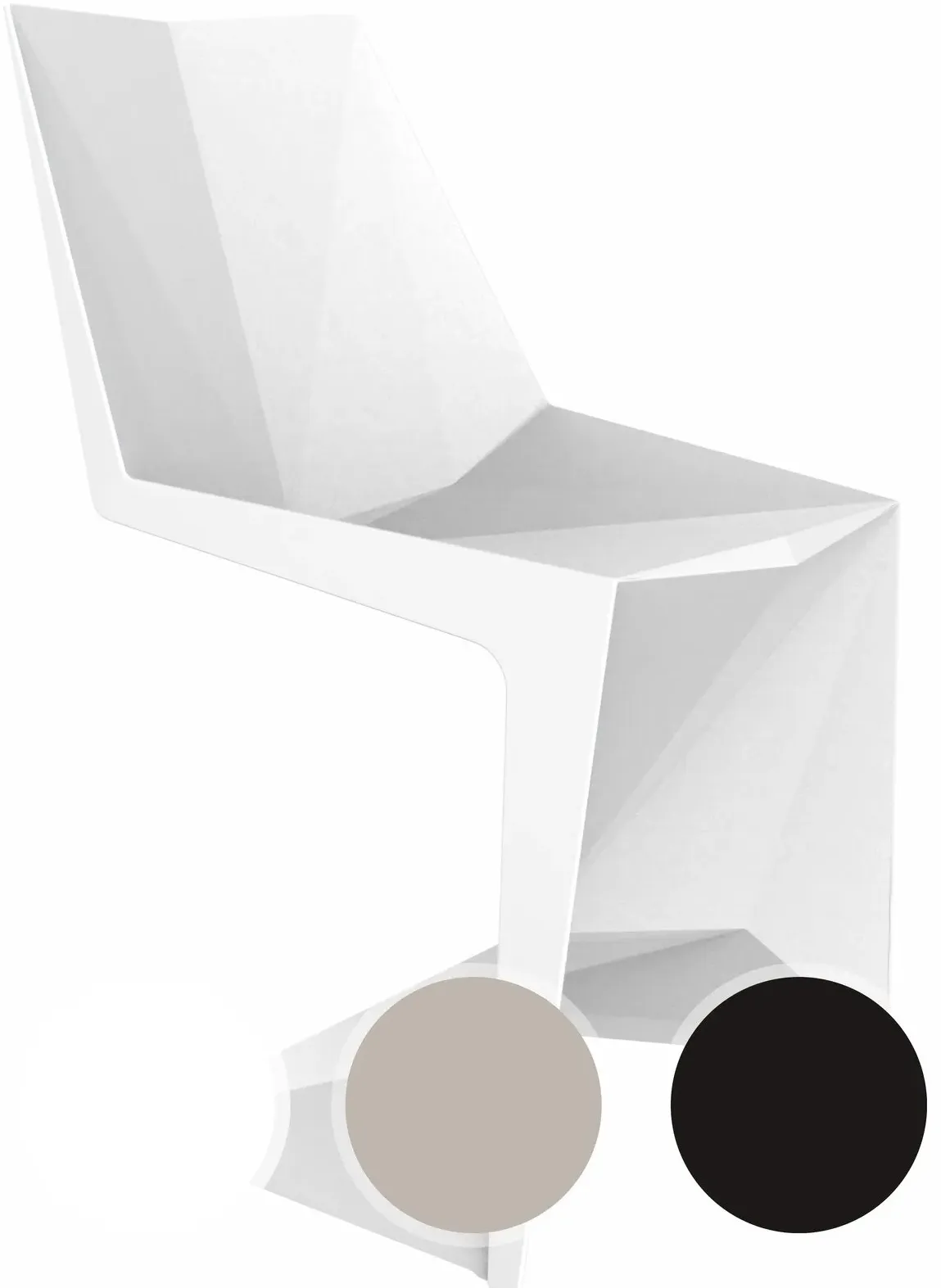 Vondom »VOXEL« Outdoor Mini Stuhl White / Basic Matt