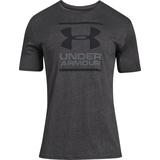 Under Armour Men's UA GL Foundation Short Sleeve T-shirt charcoal medium heather -graphite black (019-001) 5XL
