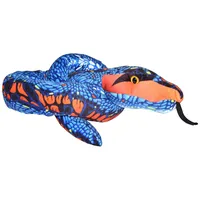 Wild Republic Plush Snake 137 cm Blau/Orange