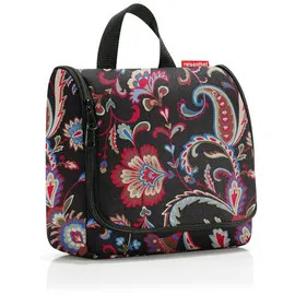 Reisenthel toiletbag Paisley Black - praktischer Kulturbeutel mit Haken, wasserabweisendes Material