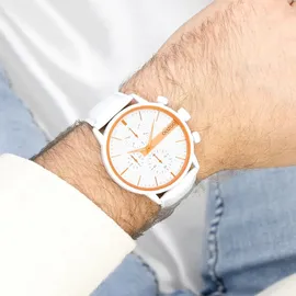 Oozoo Timepieces Herren Analog-Quarzuhr UOC11314 - Weiß