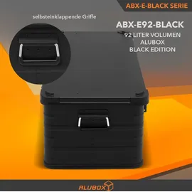 AluBox Aufbewahrungsbox E92 79 x 44,5 x 35 cm 1-tlg. Schwarz