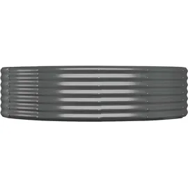 vidaXL Hochbeet 140 x 140 x 36 cm Anthrazit