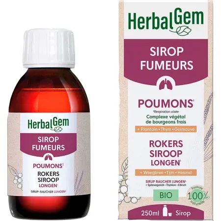 Herbalgem Rauchersirup Bio Haselnussknospen 250ml