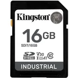 Kingston INDUSTRIAL R100/W80 SDHC 16GB, UHS-I U3, A1, Class 10 (SDIT/16GB)