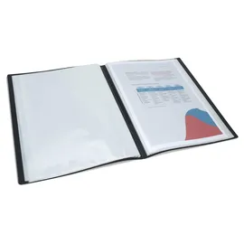 Rapesco RAPESCO® Sichtbuch DIN A4, 40 Hüllen schwarz, 1 St.