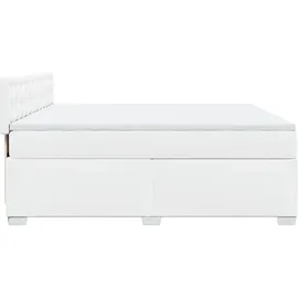 vidaXL Boxspringbett 180 x 200 cm Weiß
