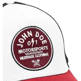 John Doe JDM Kappe rot schwarz/weiß Einheitsgröße
