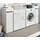 inn.furn Waschmaschinenumbau Set Flexy 190 x 101 x 60 cm Weiß