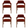 JVmoebel Stuhl Modern Esszimmermöbel Designer Luxus 4x Stühle Mobiliar Neue Stühle, Made In Europe braun