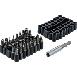 BGS DIY 763 Satz kurze Bits Antrieb 6,3mm (1/4") verschiedene Profile 33 teilig