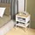 Costway Nachtschrank 40 x 32 x 56 cm Weiß