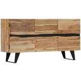 vidaXL Sideboard 150 x 40 x 79 cm Akazie Massivholz