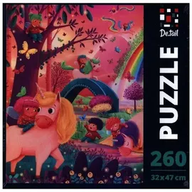 Roter Käfer Puzzle De.tail Einhornwelt DT200-07