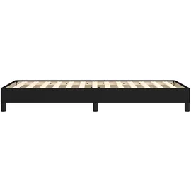 vidaXL Bettgestell 90 x 200 cm Schwarz