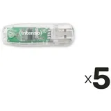 Intenso INTENSO USB-Speicherstick Rainbow Line, 32 GB 5er USB-Stick