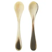 Georg Jensen Indulgence Caviar Spoon, Horn, 2 Pcs