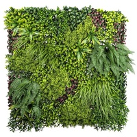 Gasper Kunstpflanze Premium-Blättermatte, 100x100x10cm, grün