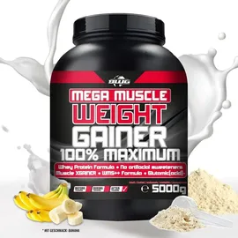 Body World Group Mega Muscle Weight Gainer Banana Pulver 5000 g
