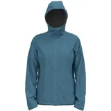 Damen Regenjacke 5l Waterproof I Wasserdichte Hardshell Wanderjacke Outdoor Jacket Provincial Blue L