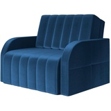 e-meubles Schlafsessel Sofa Sessel Jugendsofa Schlafsofa 1-Sitzer Gästebett, mit Relaxfunktion - 101 x 90 x 104 cm - Klein und Bequem - - Relaxsessel für Kinder – MONTANA 80 (Dunkelblau – Kronos 09)