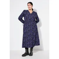 Studio Untold Maxikleid A-Linie Geblümt Blauviolett 46/48