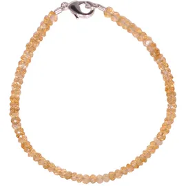 FIRETTI Armband mit Edelstein Citrin Silber 925 19