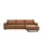 Soho Eckcouch Leder 3-Sitzer Braun
