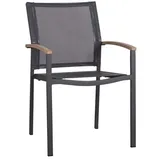 Zebra Alex Stapelsessel 56 x 60 x 91 cm ebony-grey