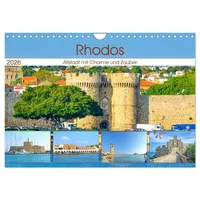 Calvendo Rhodos - Altstadt mit Charme und Zauber (Wandkalender