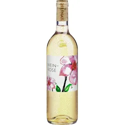 Hirschhof Wein-Rose Qualitätswein Rheinhessen 2024, Bio Weisswein, Biowein