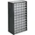 TRESTON Kleinteilemagazin Polypropylen 310x180x550 mm Anthrazit 60 Schubladen