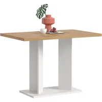 xonox.home Gustav 110 x 76 x 70 cm weiß/Artisan Eiche Nachbildung