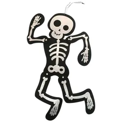 WellHome - Hängendes Skelett 12x47cm dekorativ für Halloween