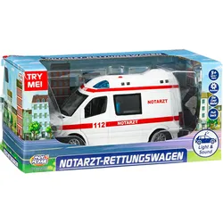 Müller - Toy Place - Notarzt Rettungswagen mit Licht und Sound 1:32