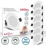 B.K.Licht LED IP44, neutralweiß, weiß