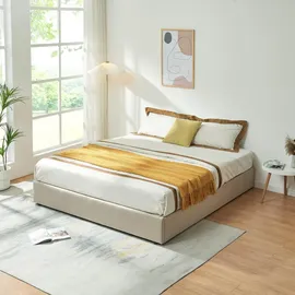 [en.casa] Nola 160 x 200 cm Beige
