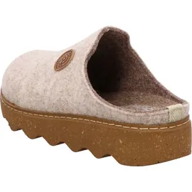 ROHDE Damen Hausschuh Pantoffel Filz zarte Farbe bequem Foggia-D 6120, Größe:38 EU, Farbe:Beige - 38